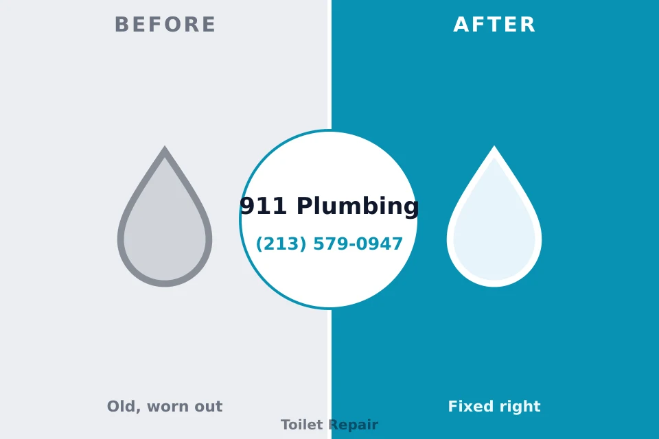 Before and after: plumbing company Portage, IN